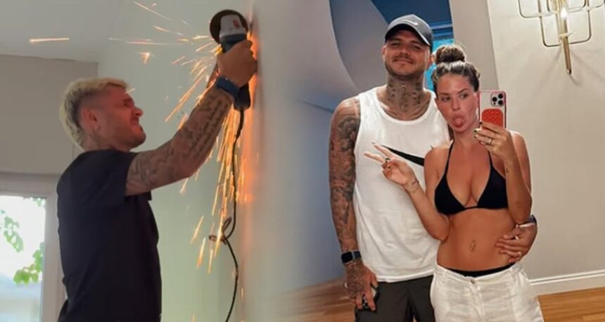 Mauro Icardi ev işlerine el attı!