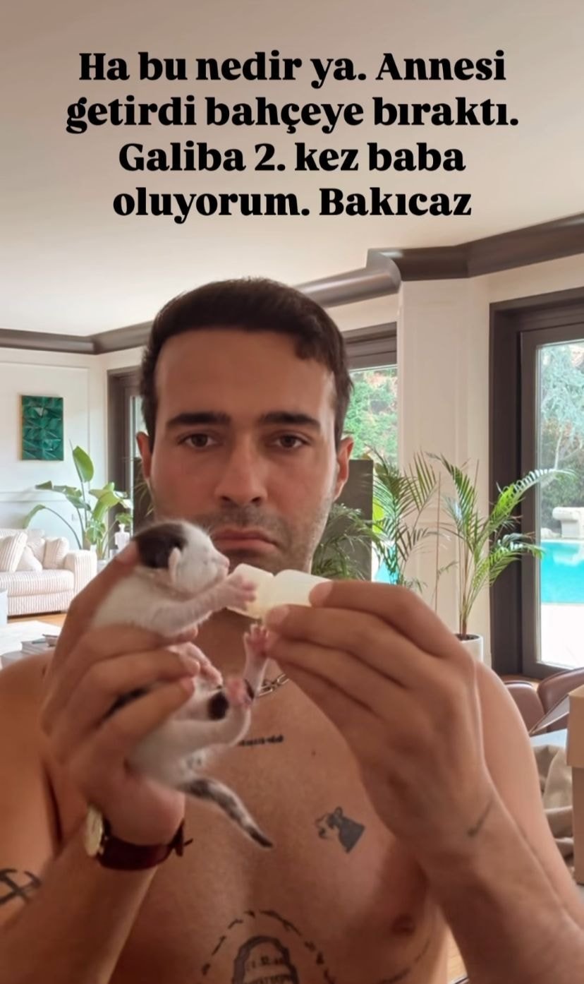 Mert Demir'den 'Galiba ikinci kez baba oluyorum' paylaşımı