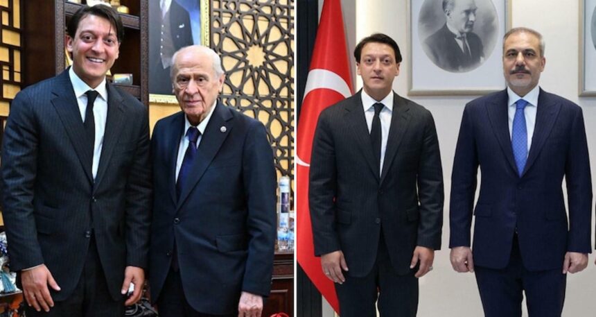 Mesut Özil, Devlet Bahçeli ve Hakan Fidan’ı ziyaret etti