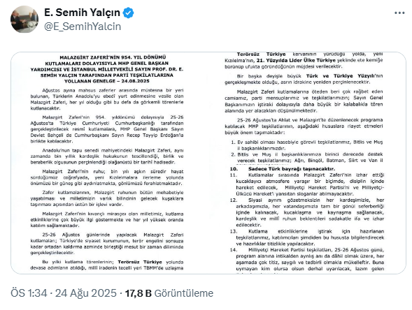 MHP Malazargirt öncesi 'milliyetçi slogan' çıkmazına girdi