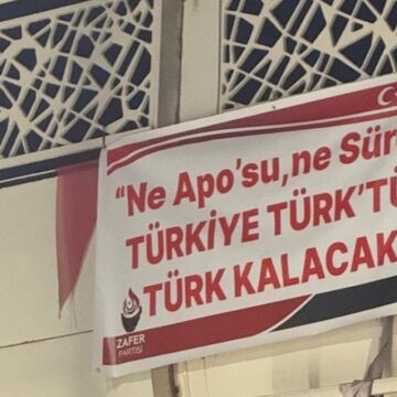 “Ne Apo’su, ne süreci!” pankartı Elazığ’ı karıştırdı