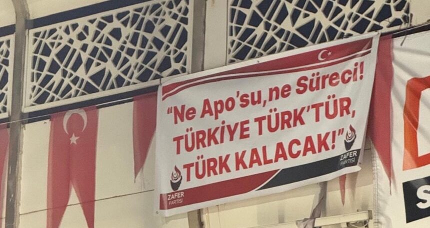 “Ne Apo’su, ne süreci!” pankartı Elazığ’ı karıştırdı