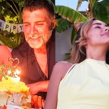 Özcan Deniz’den eşi Samar Dadgar’a doğum günü partisi