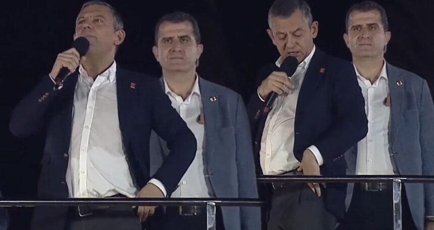 Özgür Özel’in ‘Hakan Fidan’ taklidi mitingdekileri güldürdü