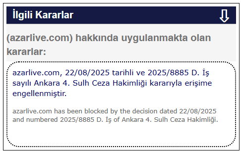 Popüler sohbet uygulaması Azar'a erişim engeli getirildi