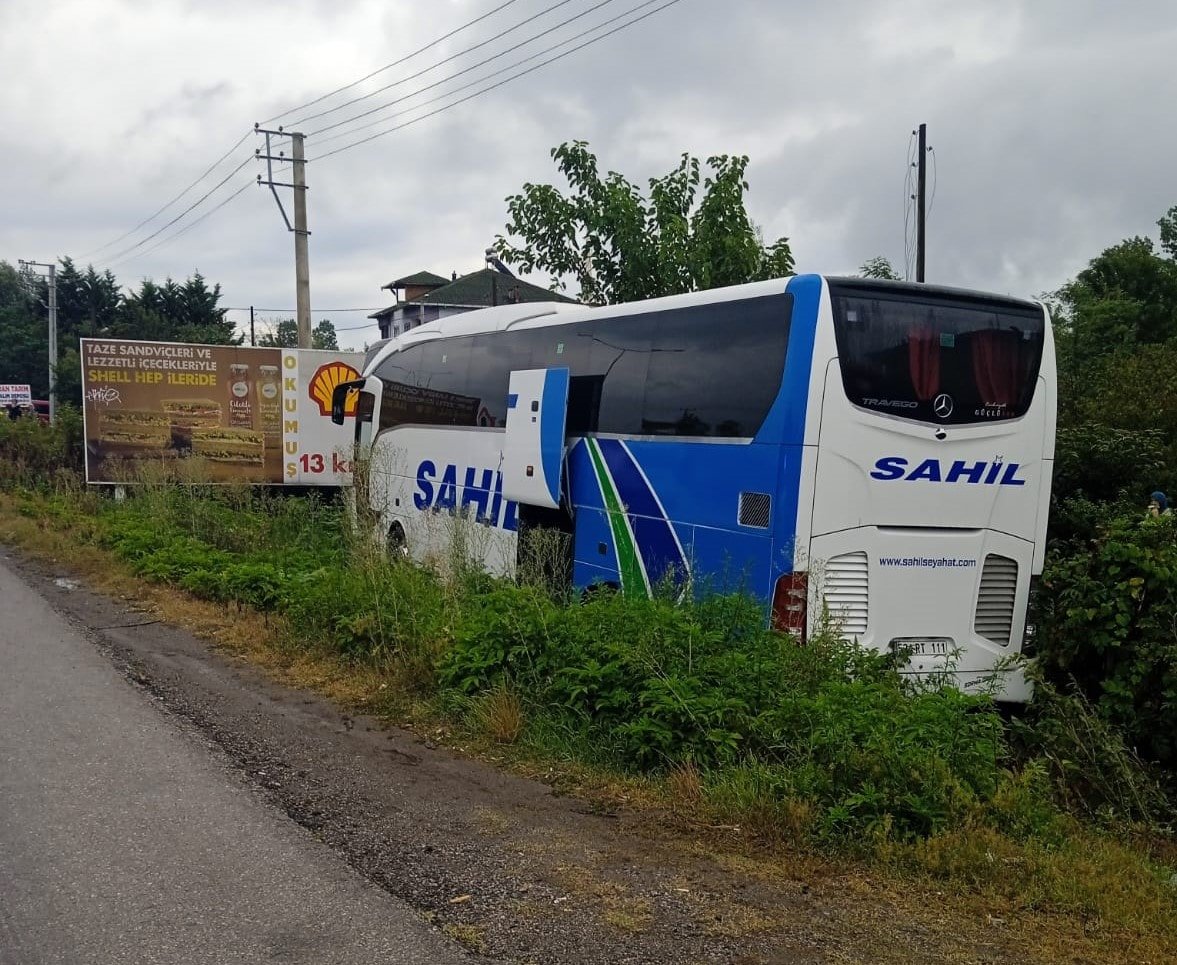 Samsun’da yolcu otobüsü kazası: 1 ölü, 1 yaralı