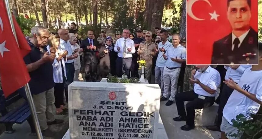 Şehit Astsubay Ferhat Gedik, şehadetinin 8. yılında anıldı