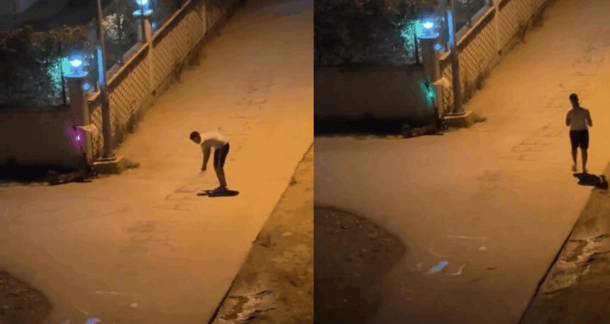 Sevgilisine özür mesajını suyla sokağa yazdı; benzin sanıp polisi aradılar