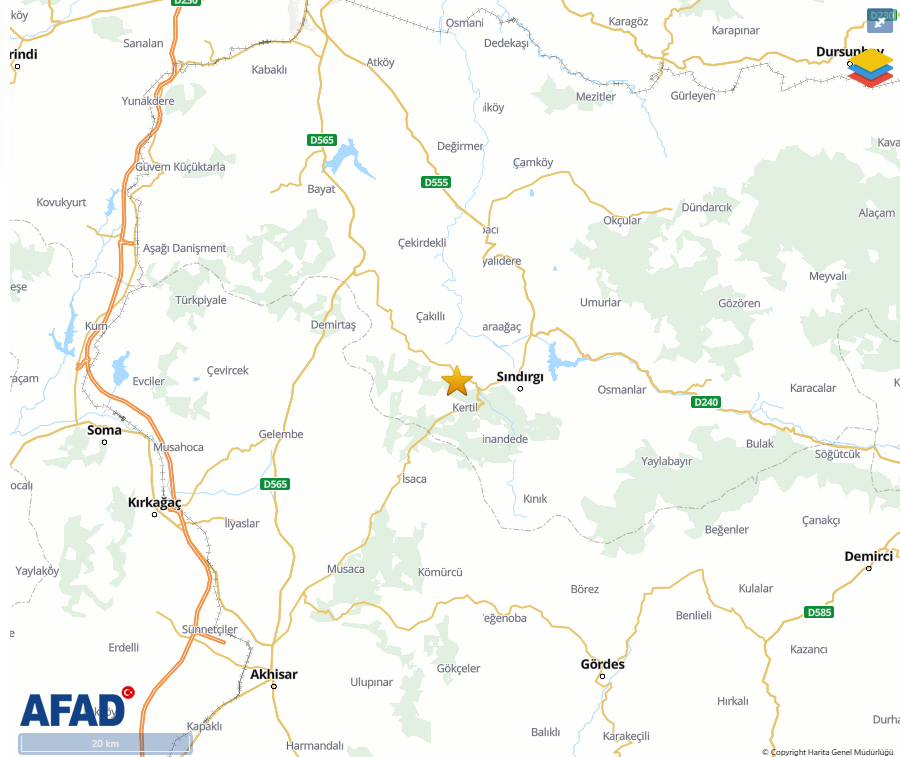Son dakika... AFAD duyurdu: Balıkesir'de bir deprem daha