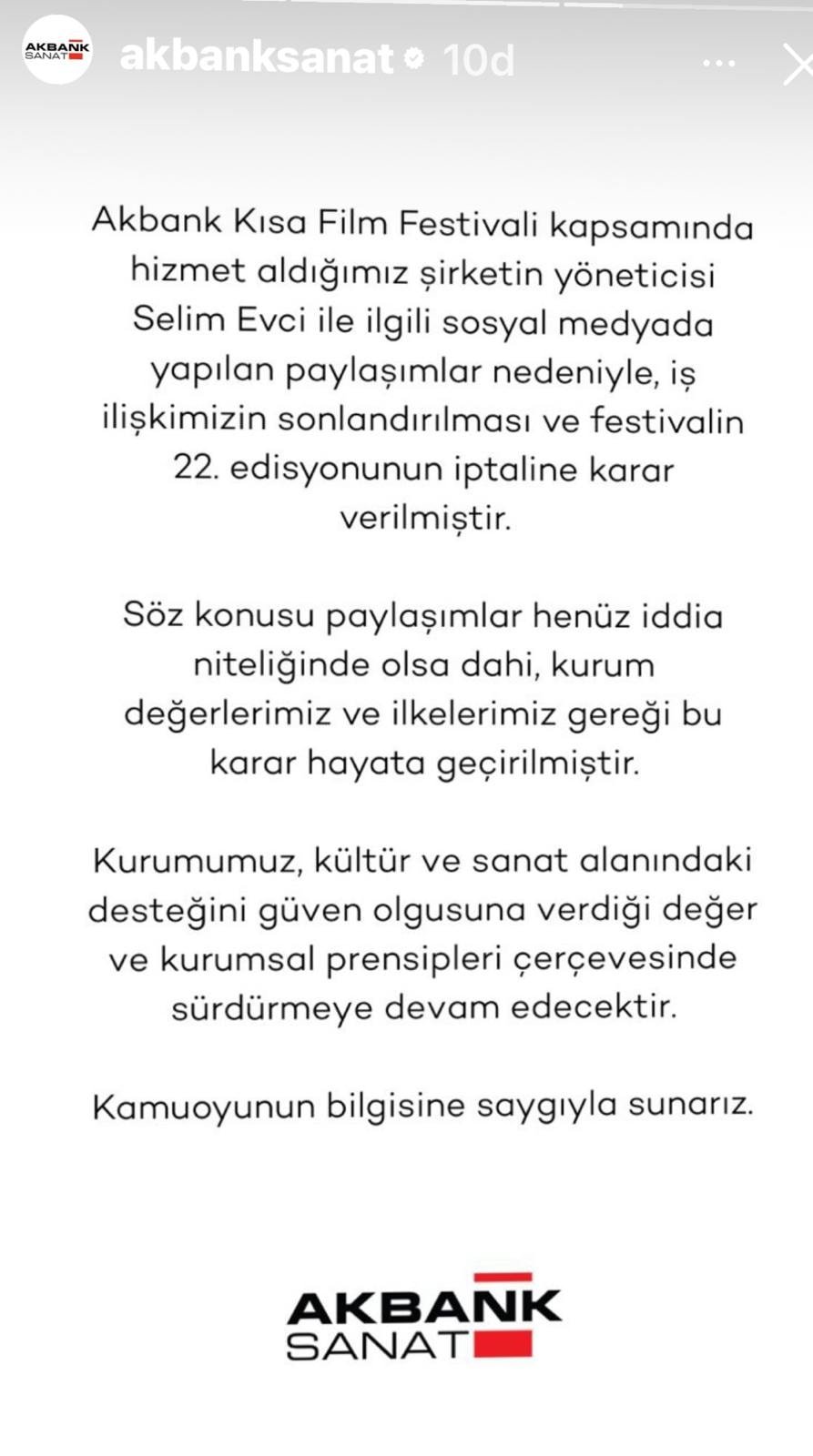 Taciz iddiası ünlü yönetmeni yaktı! Akbank ve MUBİ ilişkiyi kesti