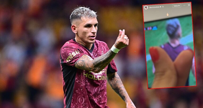 Torreira ve Devrim Özkan maç sırasında böyle ‘mesaj’laştı