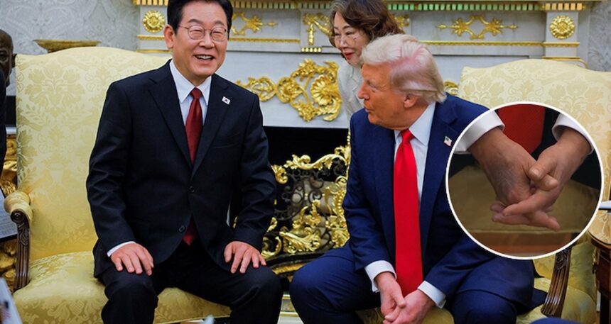 Trump’ın elindeki ‘koyu leke’ dikkat çekti!