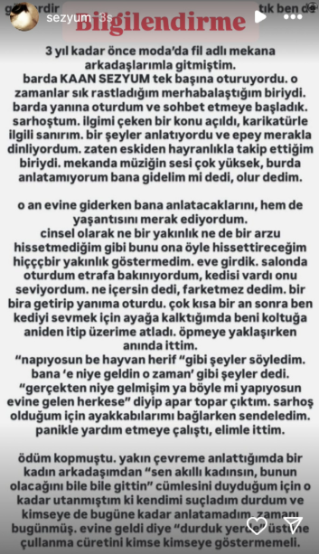 Ünlü komedyen Kaan Sezyum taciz ifşasını kabul etti