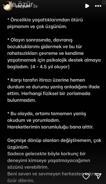 Ünlü komedyen Kaan Sezyum taciz ifşasını kabul etti