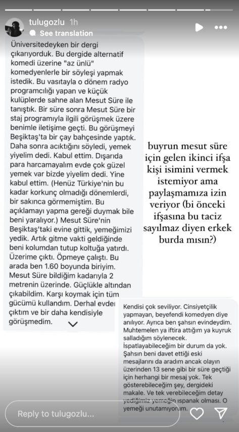 Ünlü komedyen Mesut Süre hakkında 'taciz' iddiası: 'İlişki Testi'nden kovuldu
