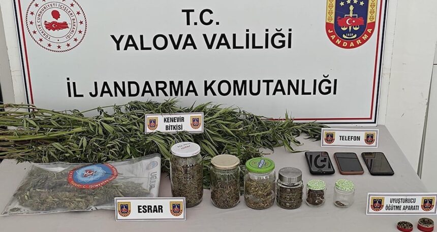 Yalova Altınova’da uyuşturucu operasyonu
