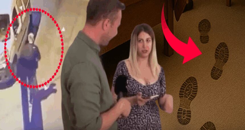 Yatak odasındaki ayak izleri dünyasını kararttı