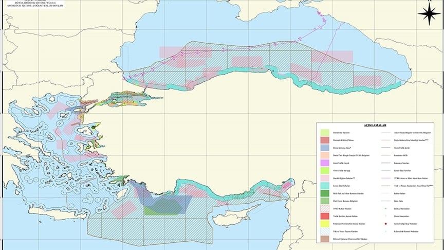 Yeni haritada stratejik alanlar koruma altına alındı