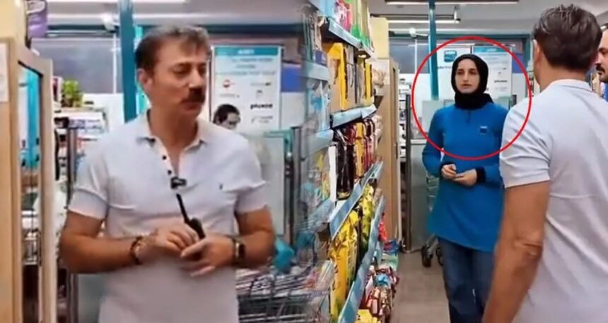 Zincir markette şaşırtan an: AKP’li belediye başkanı cevap karşısında dondu kaldı