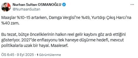 Abdülhamit'in torunundan iktidara sert ekonomi eleştirisi 'Uzak bir hayal'