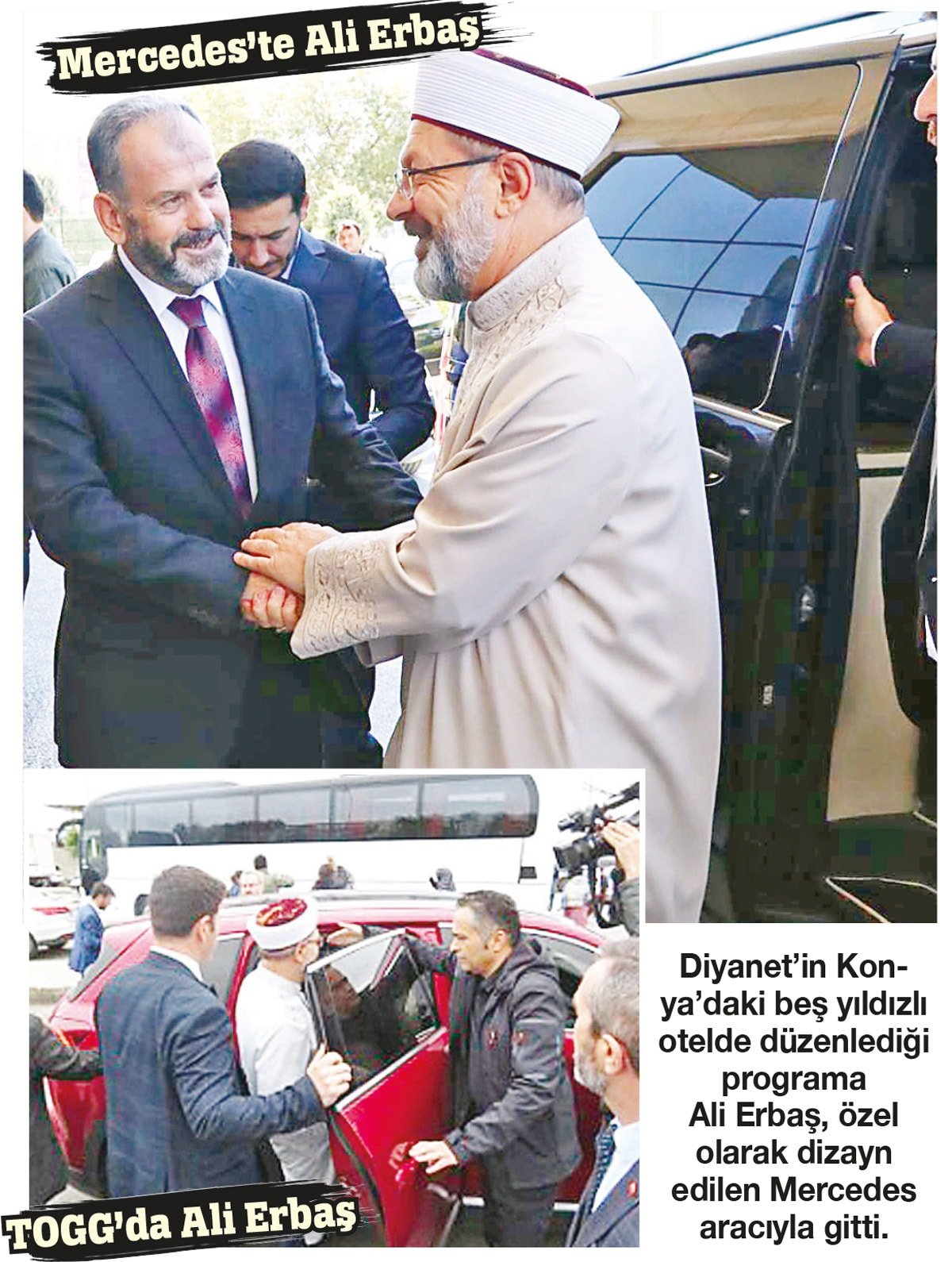 Ali Hocam da TOGG’dan indi, Mercedes’e bindi