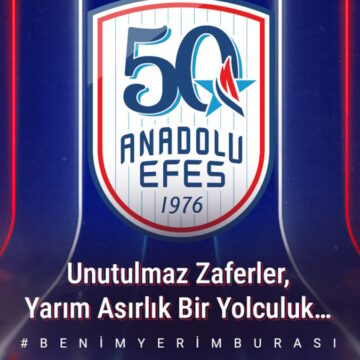 Anadolu Efes’e 50. sezonunda yeni logo