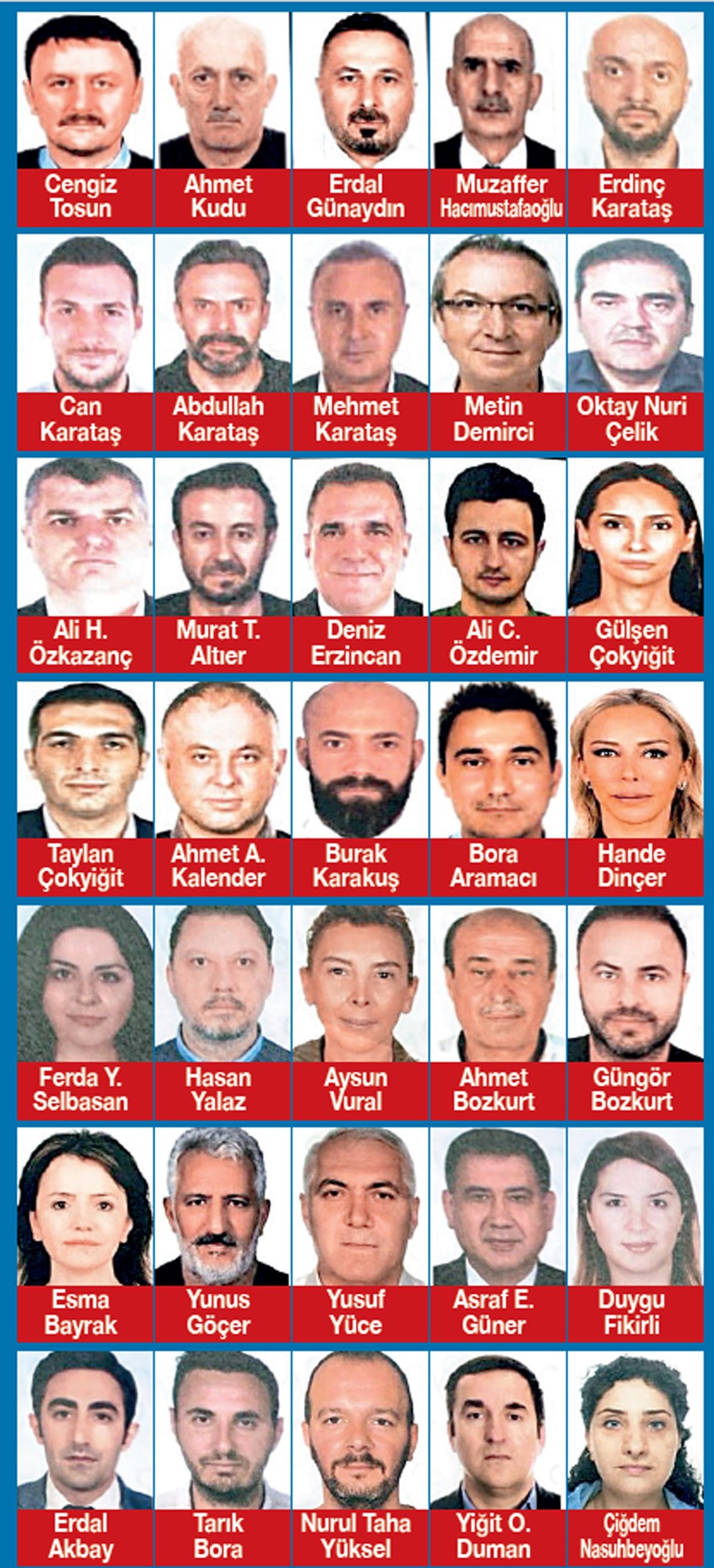 Artık adalet bekliyorlar!