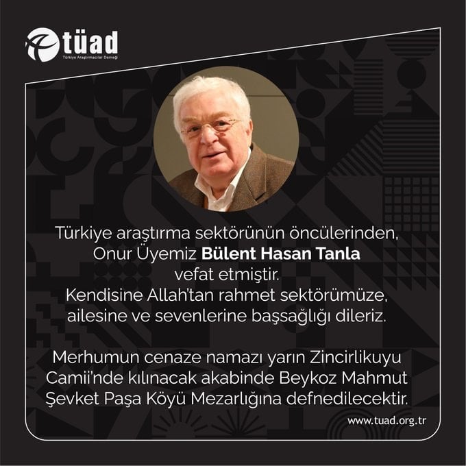 Bülent Hasan Tanla hayatını kaybetti