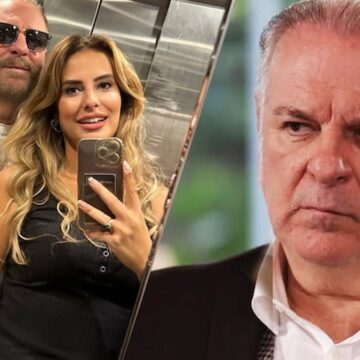 Burak Sergen’in 26 yaş küçük eşiyle pozu olay oldu