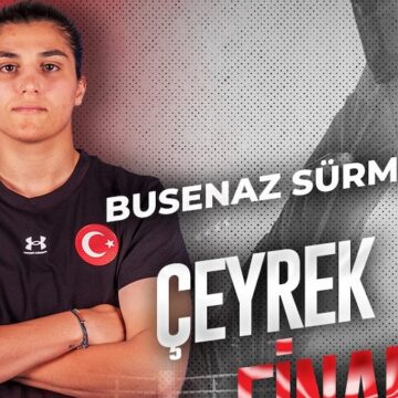 Busenaz Sürmeneli çeyrek finalde