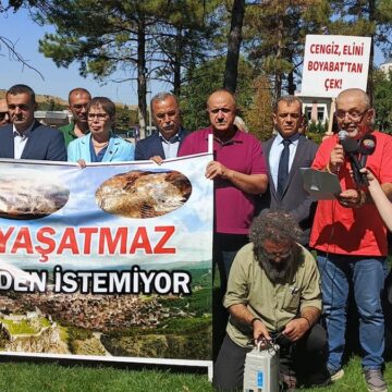 Cengiz’e Sabahattin Ali ile protesto