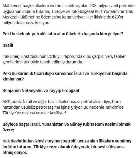 Deniz Yavuzyılmaz sosyal medya hesabından İsrail ile ticaret iddiası