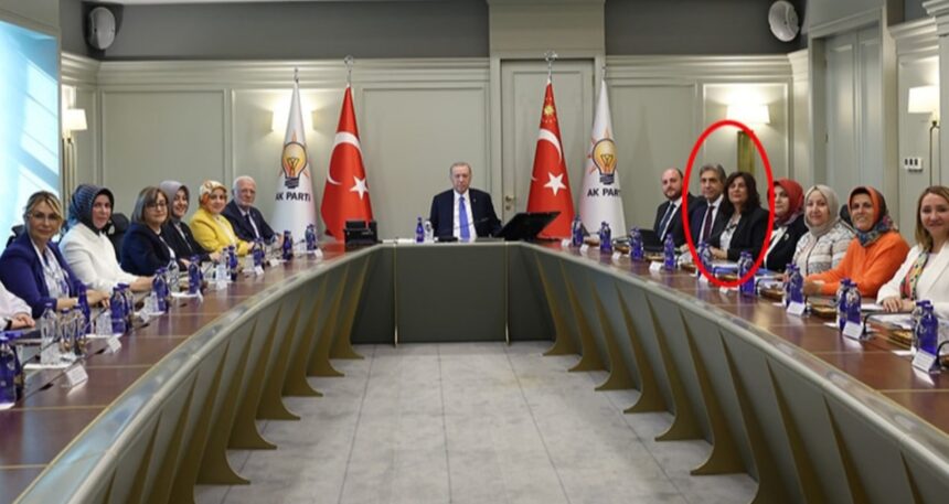 Erdoğan’la yapılan toplantıda dikkat çeken kare