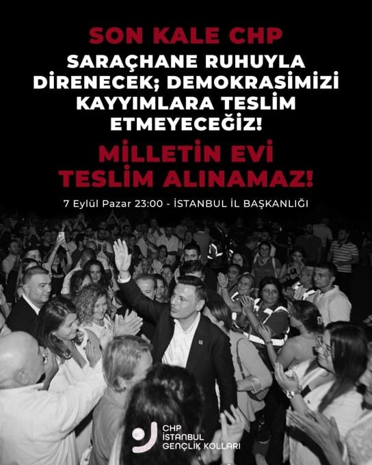 Gürsel Tekin'in açıklamasının ardından CHP İstanbul Gençlik'ten dikkat çeken çağrı