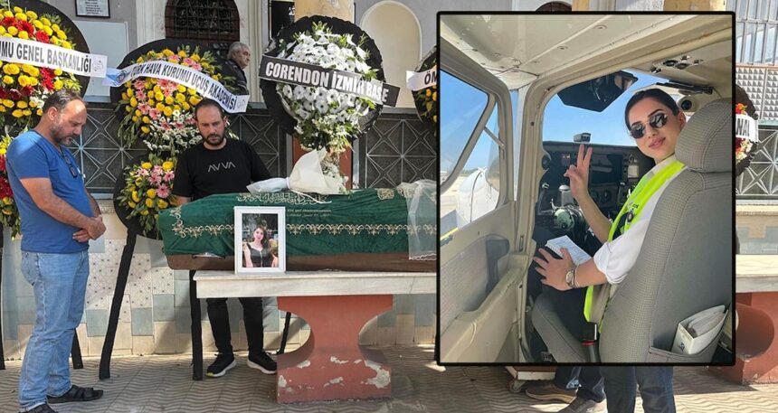 Hayali Pilotluktu, eğitim uçağında hayatını kaybetti: Berfu Hatipoğlu gözyaşlarıyla uğurlandı