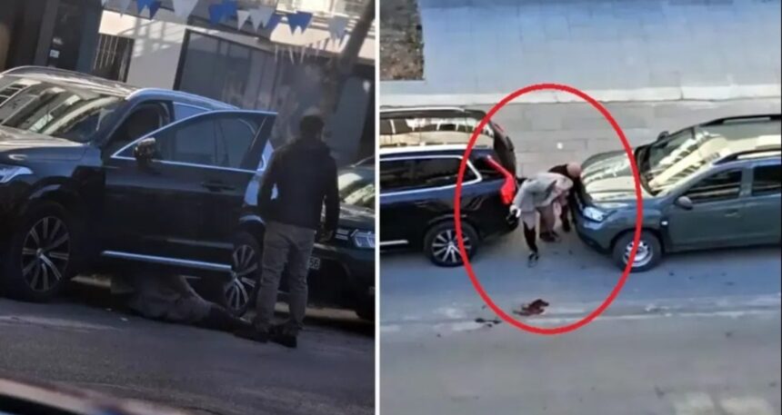 İş insanı sokak ortasında böyle vuruldu