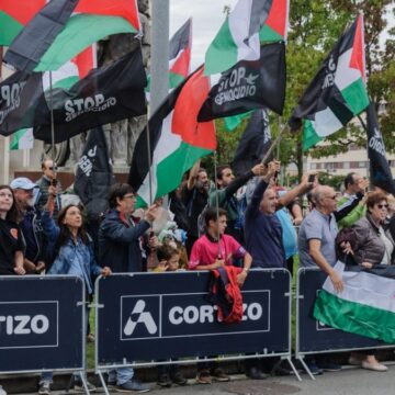 İsrail karşıtı protestolar nedeniyle yarış tamamlanamadı