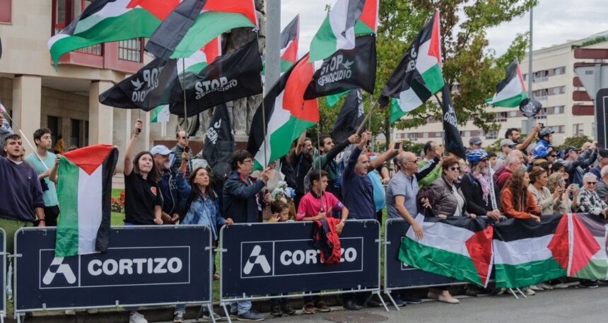 İsrail karşıtı protestolar nedeniyle yarış tamamlanamadı