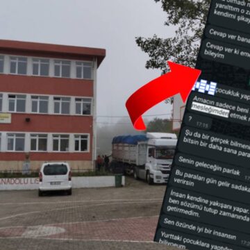 Liseden mezun olunca müdür yardımcısıyla arasındaki skandal mesajları paylaştı