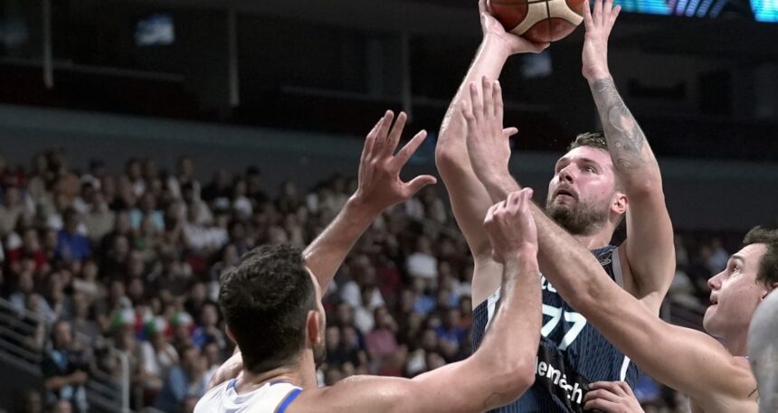 Luka Doncic, Slovenya’yı çeyrek finale taşıdı