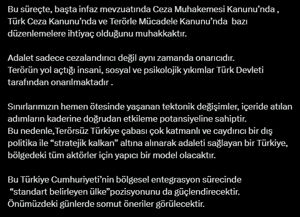 MHP'li Feti Yıldız'dan teröristlere af çıkışı: 'Adalet sadece cezalandırıcı değil aynı zamanda onarıcıdır'