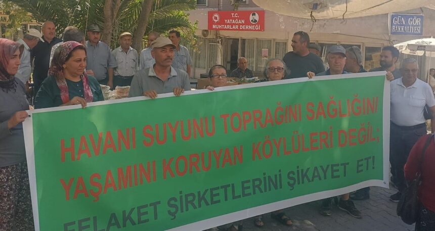 Muğla’nın köylüleri çimentocu şirkete karşı ayakta