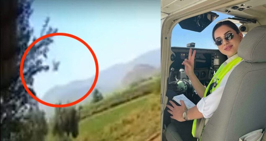 Pilot adayı Berfu hayatını kaybetmişti! Uçağın kaza görüntüleri ortaya çıktı