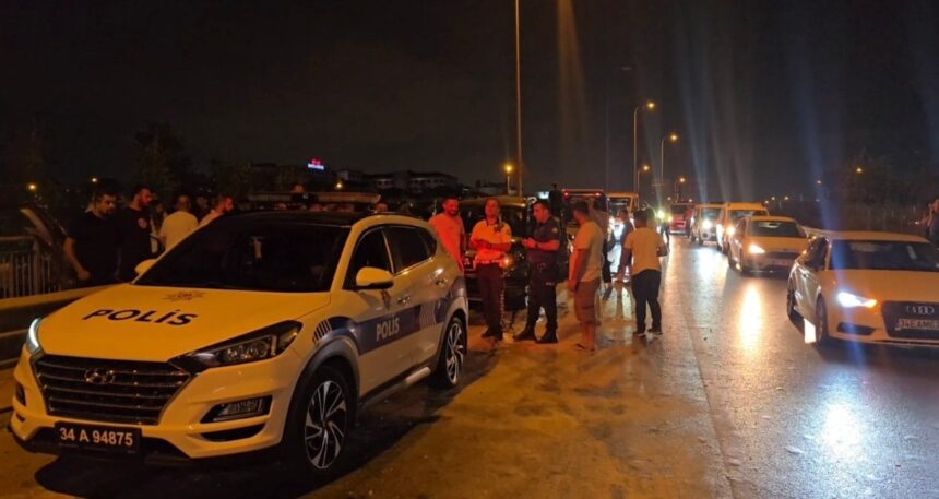 Sancaktepe’de 8 araç birbirine girdi