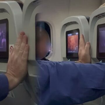 Tek bir sebepten 8 saat boyunca ellerini koltuğa dayayıp seyahat etti