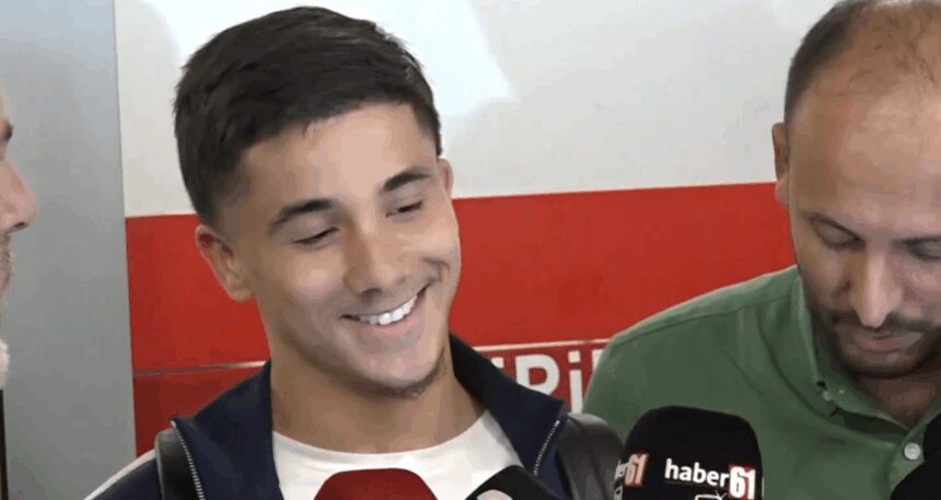 Yeni transfer Bouchouari Trabzon’a geldi