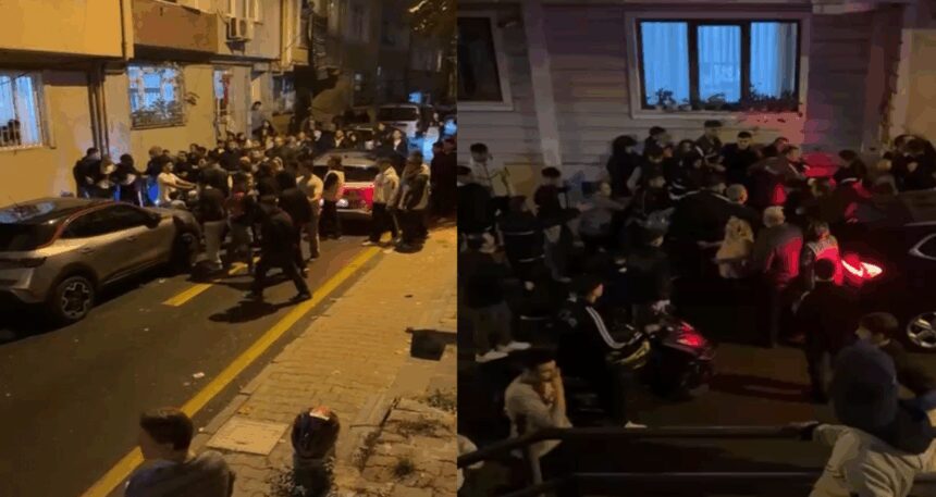 Asker eğlencesinde ortalık karıştı: Asker tekmelerle ayırdı