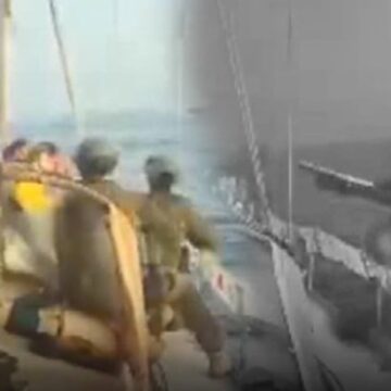 Askerlerin gemiye çıkış anı kamerada: İsrail, Sumud filosuna baskın düzenledi!