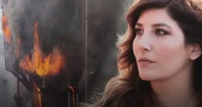 Bebek’teki alevler ünlü oyuncunun da evini yaktı