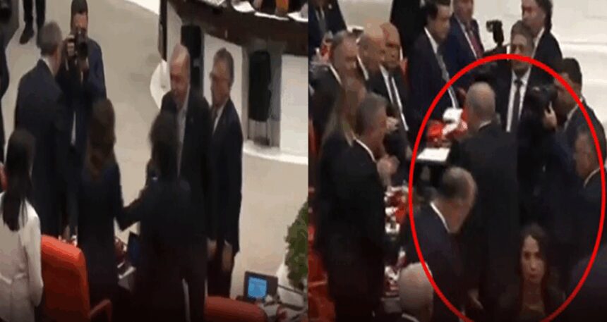 Erdoğan Bahçeli’den önce DEM partililerle el sıkıştı